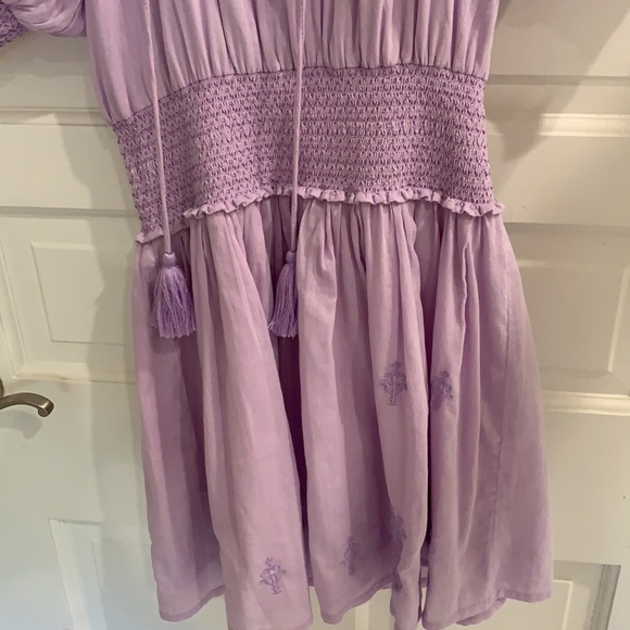 Paraiso Fiorella Dress roller rabbit purple dress size xs NWOT - Picture 3 of 5